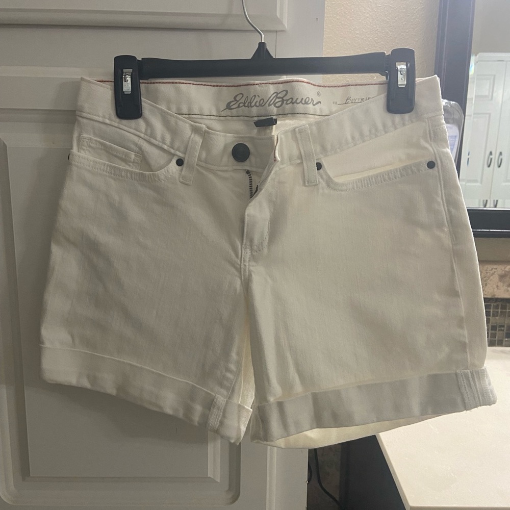 Eddie Bauer Jean shorts in white